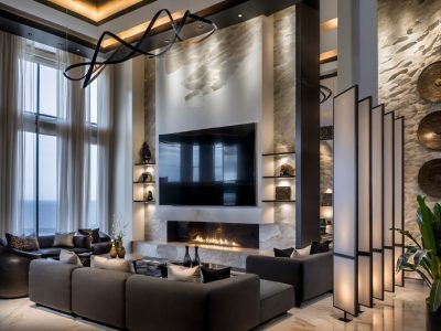 تصميم داخلي لمنزل في بغداد زيونة (1)