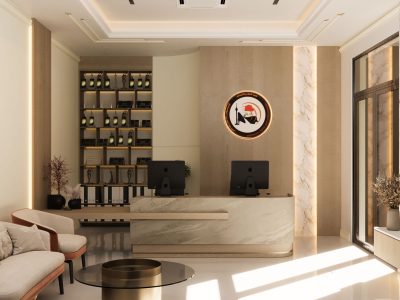 تصميم مبنى تابع لهيئة الاعلام والاتصالات في بغداد (2)