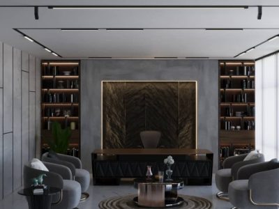 تصميم مكتب مدير عام وزارة الصناعة والمعادن (3)