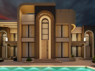 تصميم واجهه السيد بشير قزاز في طي الكاظمية (2)