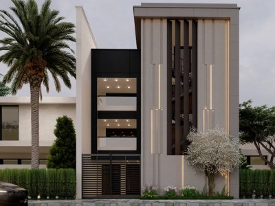 تصميم واجهه السيد علاء حامد في زيونة (2)