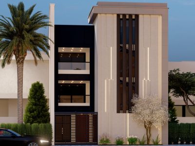 تصميم واجهه السيد علاء حامد في زيونة (3)