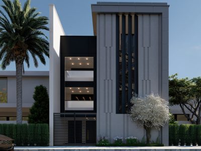 تصميم واجهه السيد علاء حامد في زيونة (4)