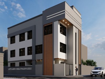 تصميم واجهه السيد علي عطا في حي الزهور (2)